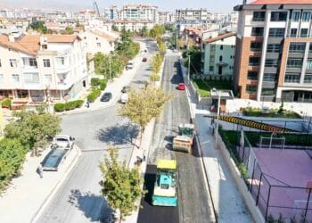 Meram’da 3 kilometrelik yol daha asfaltlandı