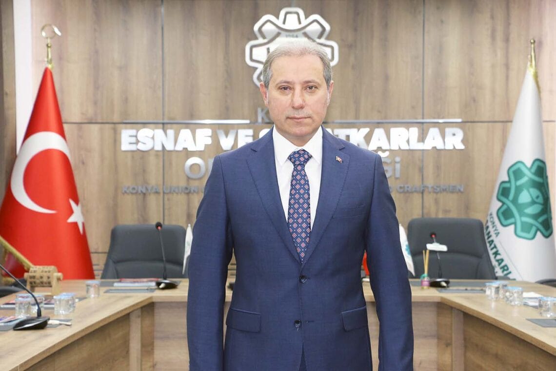 Konya Esnaf ve Sanatkârlar Odaları Birliği (KONESOB) Başkanı Muharrem Karabacak