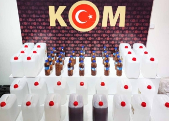 Konya’da kaçak içki operasyonu: 1 gözaltı