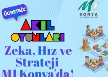 M1 Konya AVM’de sömestr tatiline özel “Akıl Oyunları” etkinliği