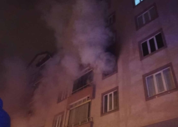 Seydişehir’de apartman yangını paniğe neden oldu
