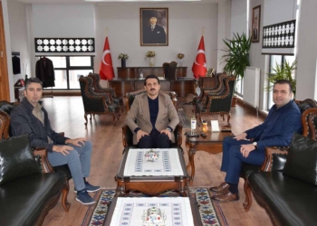 İş Bankası Karapınar Şube Müdürü Kılıç’tan Kaymakam Öztürk’e ziyaret