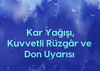 Konya’da kar, kuvvetli rüzgar ve don uyarısı