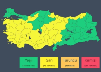 Konya için kuvvetli rüzgar ve fırtına uyarısı