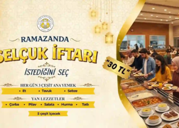 Selçuk Üniversitesi’nde iftar sofrasını öğrenciler seçti