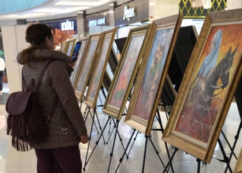 Konya’da Gazzeli çocukların resimleri sergilendi