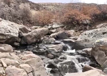 Konya’da kar yüz güldürdü, dereler yeniden akmaya başladı
