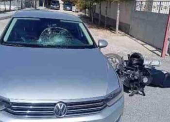 Karapınar’da otomobil ile motosiklet çarpıştı: 1 yaralı