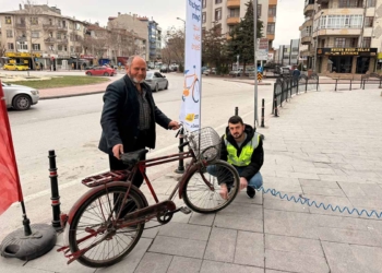 Konya Büyükşehir’den kışın işe bisikletle gitme günü etkinlikleri