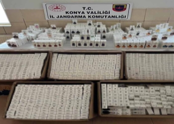 Konya’da jandarmadan kaçak parfüm operasyonu