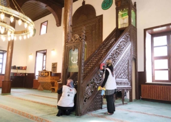 Seydişehir’de camiler ramazan öncesi temizleniyor