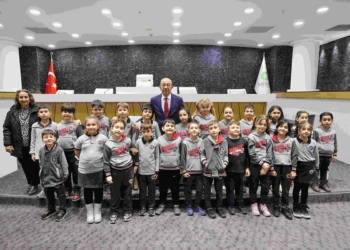 Meram Belediyesi minik misafirlerini ağırladı