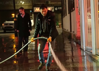 Akşehir’de bayram öncesi sokaklar pırıl pırıl