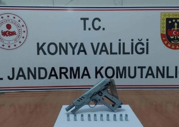 Konya’da jandarmadan silah operasyonu