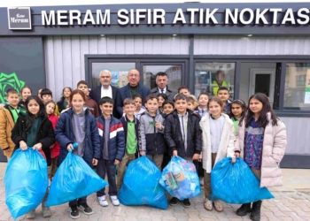 Meram’da atık getirene para kazandıran sistem