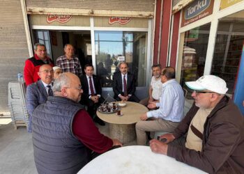 Altay, Kılca ve Kavuş’tan Karaman Caddesi’nde esnaf ziyareti