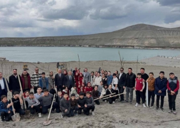 Karapınar’da ağaçlandırma çalışmaları sürüyor