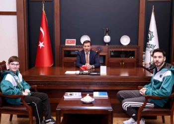 Kılca’dan şampiyon sporcuya tebrik