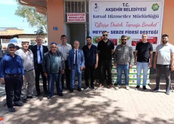 Akşehir Belediyesi’nden üreticiye 72 bin fide desteği