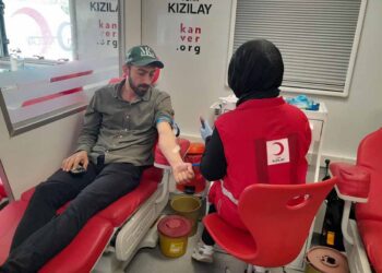 Karapınar’da kan bağışı kampanyasına yoğun ilgi