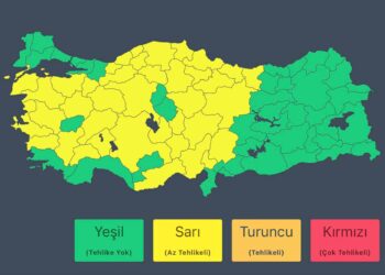 Konya için kuvvetli sağanak uyarısı
