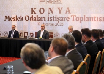 Altay meslek odalarıyla bir araya geldi