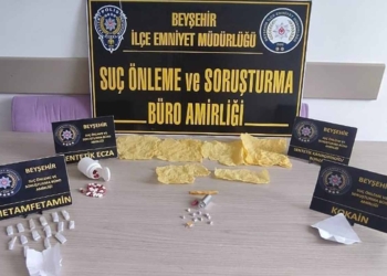Beyşehir polisinden uyuşturucu operasyonu 2 kişi tutuklandı