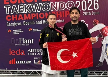 Konya Büyükşehir Belediyesporlu Emine Rana Adıgüzel Avrupa üçüncüsü oldu