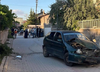Konya’da ehliyetsiz çocuk sürücünün karıştığı kazada 5 kişi yaralandı