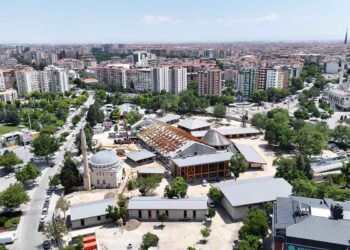 Konya Şehir Kütüphanesi’nde çalışmalar yüzde 75’e ulaştı