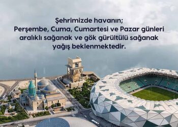 Konya’da 4 günlük yağış uyarısı