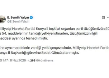 MHP Konya İl Teşkilatı feshedildi, yeni il başkanı atandı