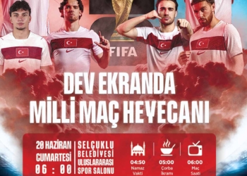 Selçuklu Belediyesi’nden Milli Maç yayınına YKS düzenlemesi