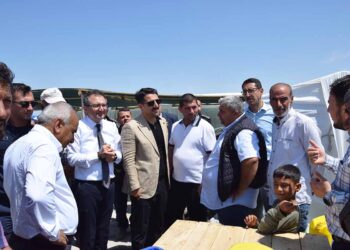 Karapınar’da mevsimlik tarım işçilerine ziyaret