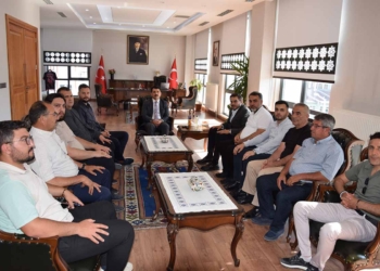 AK Parti heyetinden Kaymakam Öztürk’e ziyaret