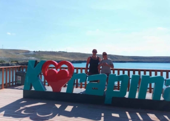 Alman turistler Karapınar’ın doğal hüzelliklerine hayran kaldı