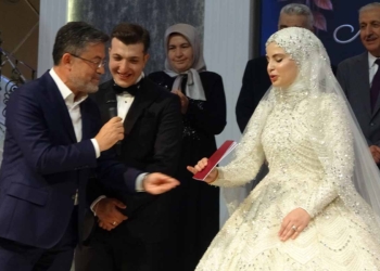 Yumaklı Büyükegen ailesinin mutlu gününde nikah şahidi oldu