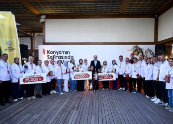 Konya Yöresel Yemek Yarışması’nda şampiyon Zeliha Samur oldu