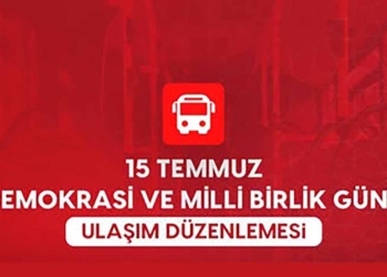 Konya’da 15 Temmuz’da toplu ulaşım ücretsiz