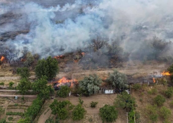 Konya’da boş arazide yangın: İtfaiye ekipleri seferber oldu