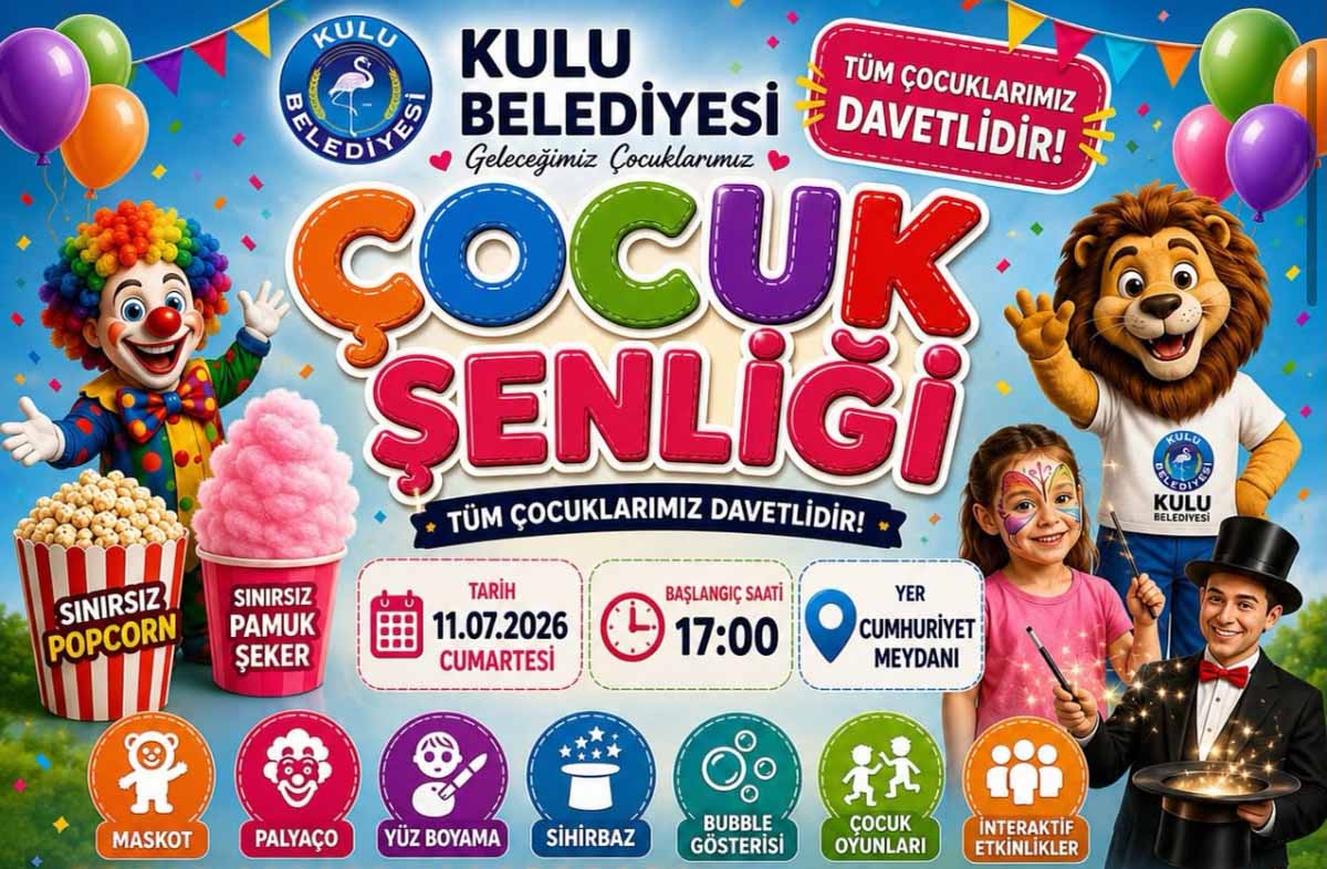 Fotoğraf: Kulu Belediyesi sosyal medya