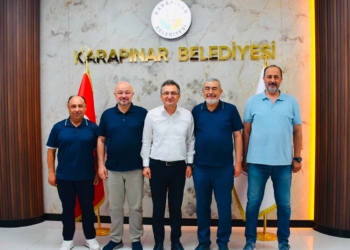 Karapınar Belediyesine iki ayrı ziyaret gerçekleştirildi