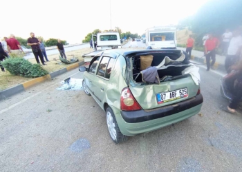 Konya’dan Eğirdir’e giden yolda kaza: 2 yaralı