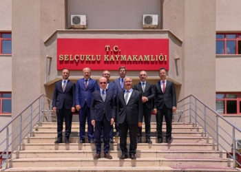 Pekyatırmacı’dan Kaymakam Ali Candan’a hayırlı olsun ziyareti