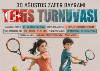 30 Ağustos coşkusu Karatay’da tenis turnuvasıyla yaşanacak