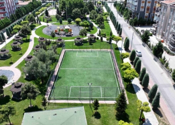 Karatay’da çocuk ve gençlere 14 yeni spor alanı