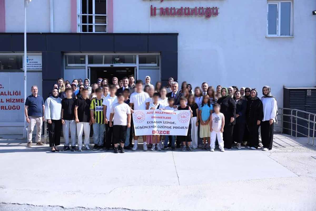 Düzce’deki çocuklar Konya’ya ecdadın izinde yola çıktı