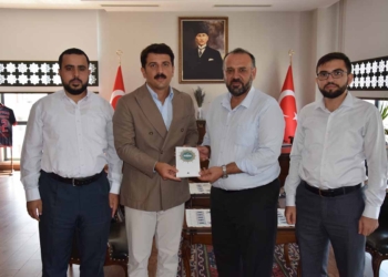 Karapınar’da Kaymakam Öztürk’e iki önemli ziyaret