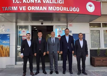 MHP Konya’dan tarım kuruluşlarına ziyaret