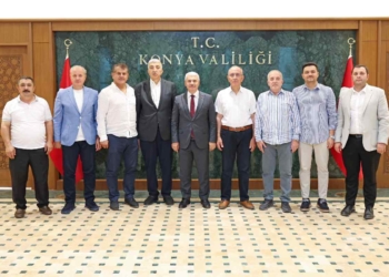 Akın, Konya Ticaret Borsası yönetimini kabul etti